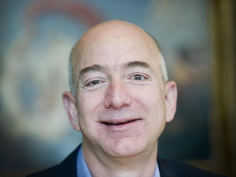 Der US-Unternehmer, Präsident und Gründer des Internet-Unternehmens Amazon, Jeff Bezos. Foto: Victoria Bonn-Meuser/Archivbild