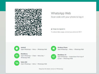 WhatsApp-Nutzer können nun auch im Browswer chatten. Allerdings läuft die PC-Version nur in Google Chrome. Foto: Screenshot