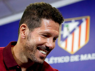 Atlético Madrids Trainer Diego Simeone. Foto: Juanjo Martin/Archiv