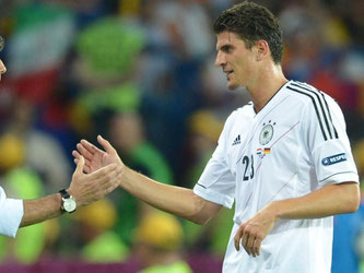 Mario Gomez wurde vom Bundestrainer für die Länderspiele gegen Frankreich und die Niederlande nominiert. Foto: Marcus Brandt