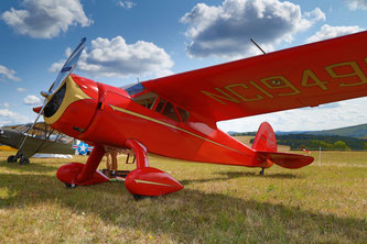 The oldest flying Cessna in Europe: Cessna C-165 Airmaster D-EUCP from 1939 (Photo: Stefan Schmoll))