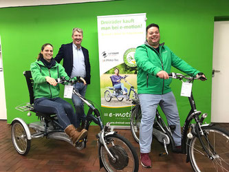 Van Raam Dreiräder und Elektro-Dreiräder Easy Rider und Tavara Balance im Dreirad-Zentrum in Stockelsdorf bei Lübeck