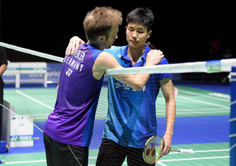 Marc Zwiebler und Tien Chen Chou (Bild: Bernd Bauer)