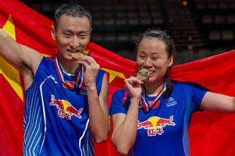 Im Mixed das Maß aller Dinge: Zhang Nan und Zhao Yunlei (Bild:Bernd Bauer)