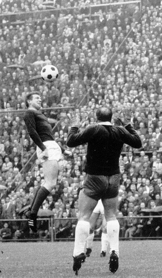 Gerd Koll während der Bundesliga Aufstiegsrunde 1965 am Gladbacher Bökelberg. Fotos: PN/HB