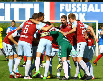 Teamgeist beim SC Weiche Flensburg. Foto: pin