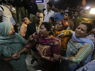 Bei einem blutigen Anschlag im pakistanischen Lahore wurden viele Menschen getötet. Foto: Rahat Dar