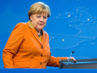 Kanzlerin Merkel beim Sondergipfel in Brüssel. Noch wurde in Sachen Flüchtlingskrise keine Einigung erreicht. Foto: Stephanie Lecocq