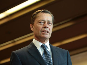 Thomas Middelhoff im September 2014 in einem Saal des Landgerichts in Köln. Foto: Thilo Schmülgen