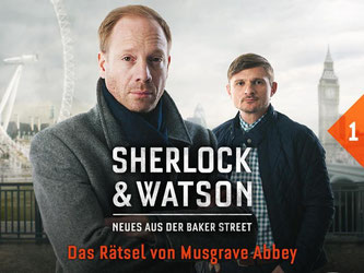 Sherlock Holmes und sein Assistent Watson ermitteln im modernen London. Foto: DAV Verlag