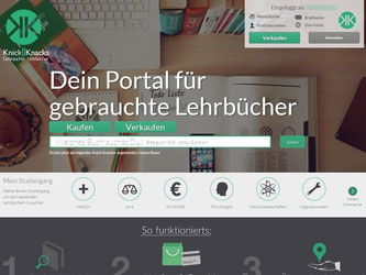 Hilfreiches Portal für Studenten mit kleinem Budget: Hier können sie Fachbücher gebraucht kaufen oder verkaufen. Foto: knickknacks.de