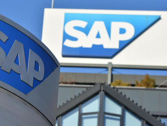 Der Hauptsitz des Softwarekonzerns SAP in Walldorf (Baden-Württemberg). Foto: Uwe Anspach/Archiv