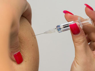 Eine Masernimpfung. Foto: Lukas Schulze/Archiv