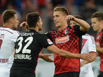 Der SC Freiburg gewinnt sein Auftaktspiel in der 2. Liga gegen den 1. FC Nürnberg. Foto: Patrick Seeger