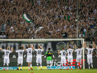 Borussia Mönchengladbach hat das Topspiel gegen Bayer Leverkusen mit 2:1 für sich entschieden. Foto: Maja Hitij