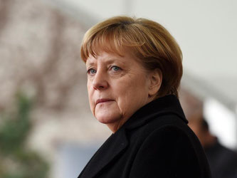 Bundeskanzlerin Angela Merkel kommt zur CDU-Klausur nach Schöntal. Foto: Maurizio Gambarini/archiv