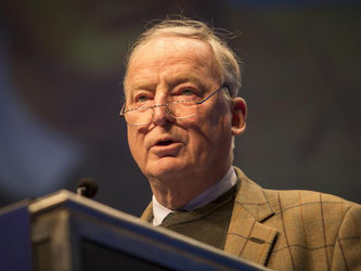 Alexander Gauland beim Bundesparteitag der Alternative für Deutschland (AfD) im April. Foto: Christoph Schmidt