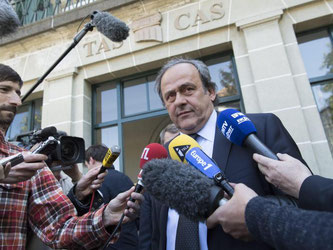 Michel Platini ist von seinem Amt als UEFA-Präsident zurückgetreten. Foto: Laurent Gillieron