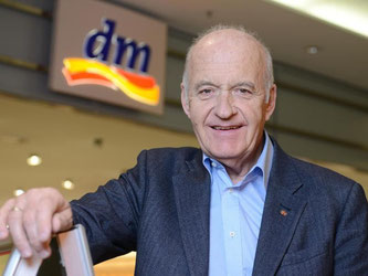 dm-Gründer Götz Werner. Foto: Uli Deck/Archiv