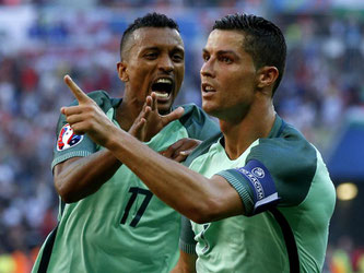 Auch dank der Tore von Cristiano Ronaldo hat Portugal das Achtelfinale sicher. Foto: Robert Ghement