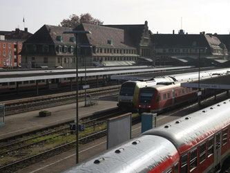 Der Hauptbahnhof von Lindau. Foto: Karl-Josef Hildenbrand/Archiv