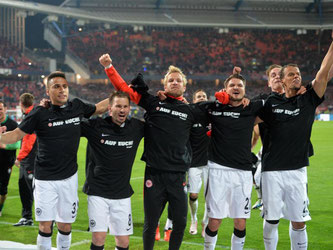 Eintracht Frankfurt bleibt erstklassig. Foto: Timm Schamberger