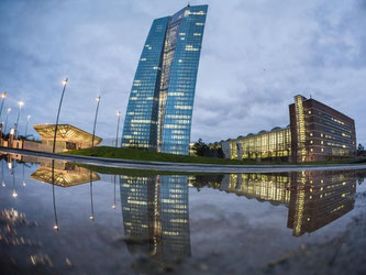 Die Zentrale der Europäischen Zentralbank (EZB) in Frankfurt am Main. Foto: Frank Rumpenhorst