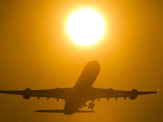 Fliegen ist keine umweltfreundliche Art zu reisen. Foto: Daniel Reinhardt