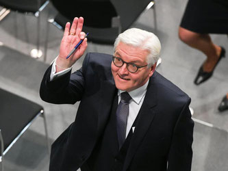 Der designierte Bundespräsident Frank-Walter Steinmeier (SPD). Foto: Ralf Hirschberger