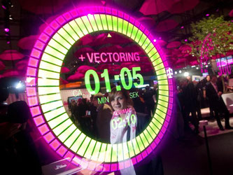 Auf der CeBIT 2014 stellte die Telekom die Vectoring-Technologie in Hannover vor (Archivbild). Foto: Friso Gentsch
