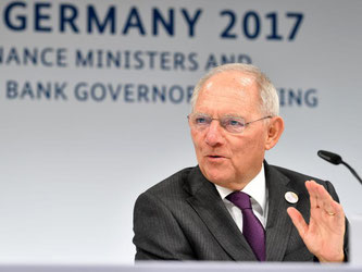 Bundesfinanzminister Wolfgang Schäuble ist gegen staatliche Eingriffe zum Abbau der Exportüberschüsse. Foto: Franziska Kraufmann