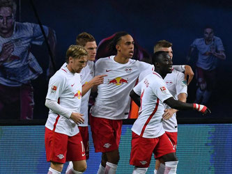 RB Leipzig setzte sich souverän gegen den FC Augsburg durch. Foto: Hendrik Schmidt