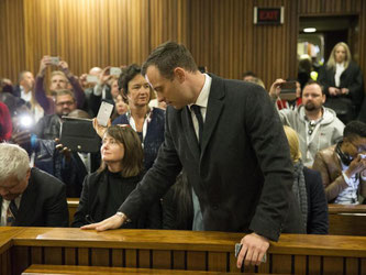 Pistorius ist wegen Totschlags an seiner Freundin verurteilt worden. Foto: Marco Longari