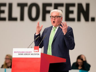 Außenminister Frank-Walter Steinmeier wirft Politikern des rechten Parteienspektrums eine Mitverantwortung für Gewalttaten vor. Foto: Kay Nietfeld/Archiv