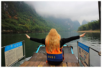 Li-Fluss China Sehenswürdigkeiten Yangshuo Xing Ping Guilin