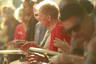 Drumming in a DrumCircle