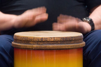 Picture: Spontaneous drum circle in Naples, FL