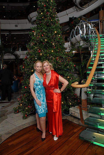 My Mum cruising with me a few days before Christmas, 2009