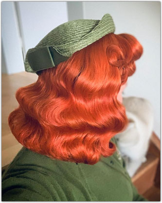40s Brushout Vintage Hair