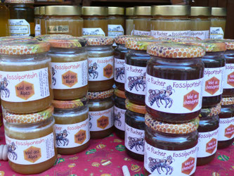 Stand La Confiserie Alpine, Marché de Noël de Gap, Hautes Alpes