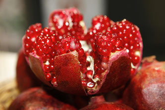 Granatapfel offen
