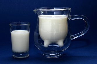 Milch Krug Glas