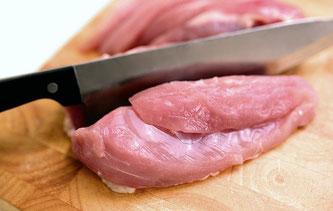 Fleisch Messer schneiden