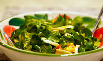 Salat in einer Schale
