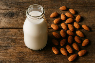 Milch und Mandeln
