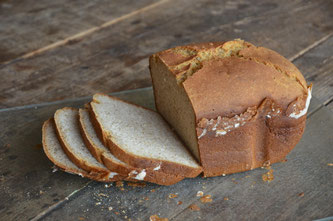 Brot geschnitten
