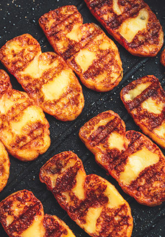 gegrillter Grillkäse