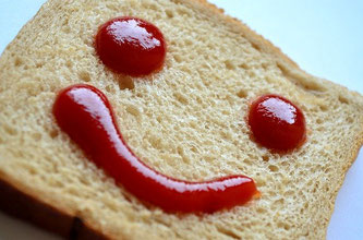 Ketchup Brot Smily