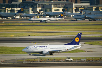 Flugheug am Flughafen Frankfurt