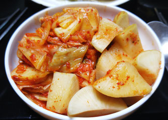 Kimchi in einer Schale